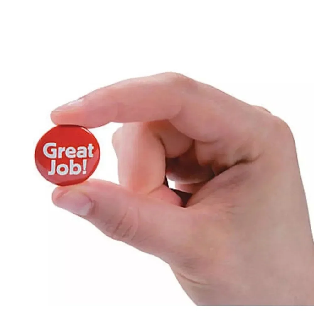 48 Recognition Mini Buttons ~ Teacher Reward Buttons ~ 1 Inch Pins